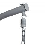 Függőfotel 125x80x70cm szürke Babilon-L-Grey