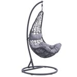 Függőfotel 125x80x70cm szürke Babilon-L-Grey