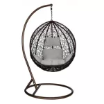 Függőfotel 115x105x195cm barna Babilon-S-Brown