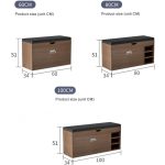 Cipősszekrény 100 x 34 x 50 cm BC FUR1617-3