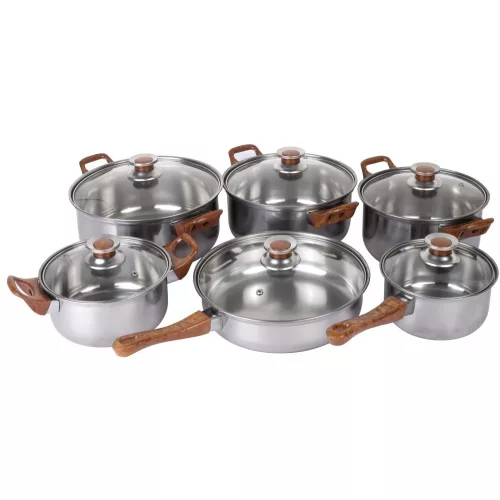 12 részes inox edénykészlet G003 