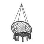 Függőszék 80 x 100 cm fekete HNG-BLACK