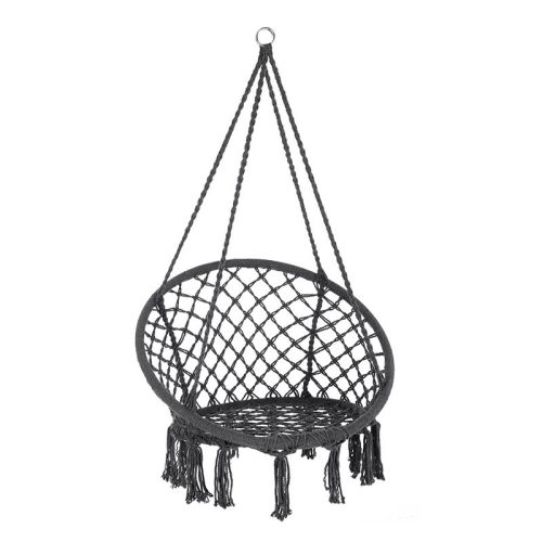 Függőszék 80 x 100 cm fekete HNG-BLACK