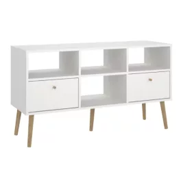 Komód hálószoba nappali bútor 117x61x30cm fehér KT-04