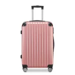 BeComfort L01-R-65, ABS, guruló, rosegold bőrönd 65 cm