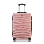 BeComfort L02-R-75, ABS, guruló, rosegold bőrönd 75 cm