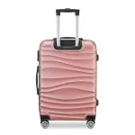 BeComfort L02-R-75, ABS, guruló, rosegold bőrönd 75 cm