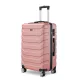 BeComfort L03-R-55, ABS, guruló, rosegold bőrönd 55 cm