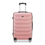 BeComfort L03-R-55, ABS, guruló, rosegold bőrönd 55 cm