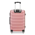 BeComfort L03-R-55, ABS, guruló, rosegold bőrönd 55 cm