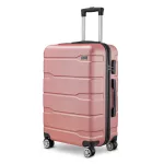 BeComfort L03-R-65, ABS, guruló, rosegold bőrönd 65 cm