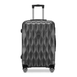 BeComfort L04-G-65, ABS, guruló, szürke bőrönd 65 cm