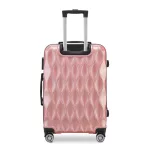 BeComfort L04-R-65, ABS, guruló, rosegold bőrönd 65 cm