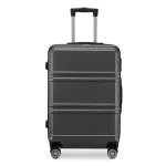 BeComfort L05-G-55, ABS, guruló, szürke bőrönd 55 cm
