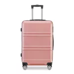BeComfort L05-R-65, ABS, guruló, rosegold bőrönd 65 cm