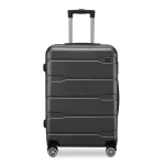BeComfort L06-G-75, ABS, guruló, szürke bőrönd 75 cm