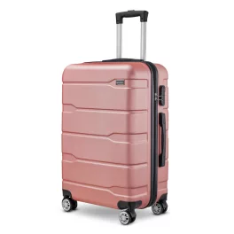 BeComfort L06-R-65, ABS, guruló, rosegold bőrönd 65 cm