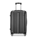 BeComfort L07-G-55, ABS, guruló, szürke bőrönd 55 cm