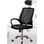 Irodai szék ergonomikus forgószék hintamechanika fejtámla karfa OC01