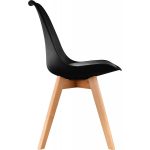 Étkezőszék skandináv dizájn fekete BC OC104-Black