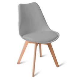 Étkezőszék skandináv dizájn szürke BC OC104-Grey