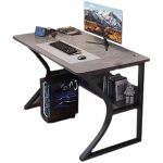 Gamer asztal minőségi íróasztal szürke 100x60x75 cm OTC-G1